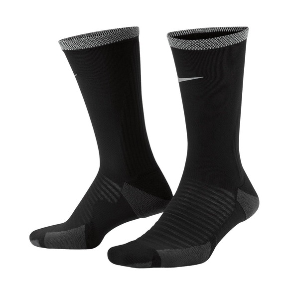 Nike Spark Running Cushioned Crew Socks Black Men 6-7.5  W 7.5-9  CU7200-010 - Picture 1 of 5